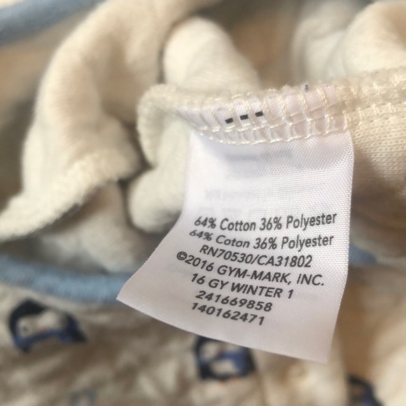 Quilted penguin baby onesie - Picture 2 of 4